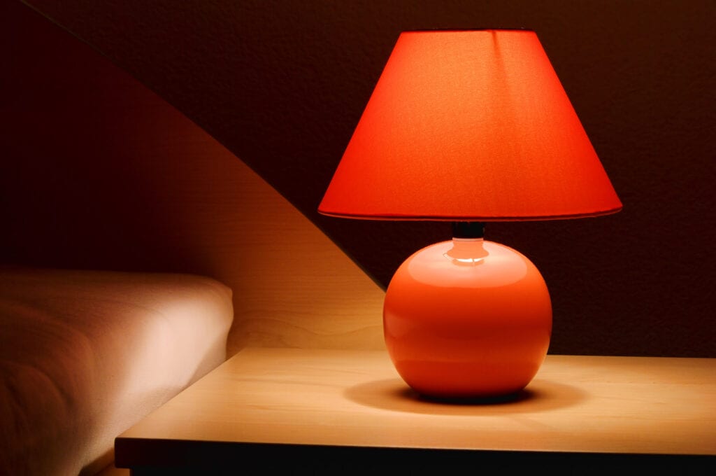 lampshade in living room