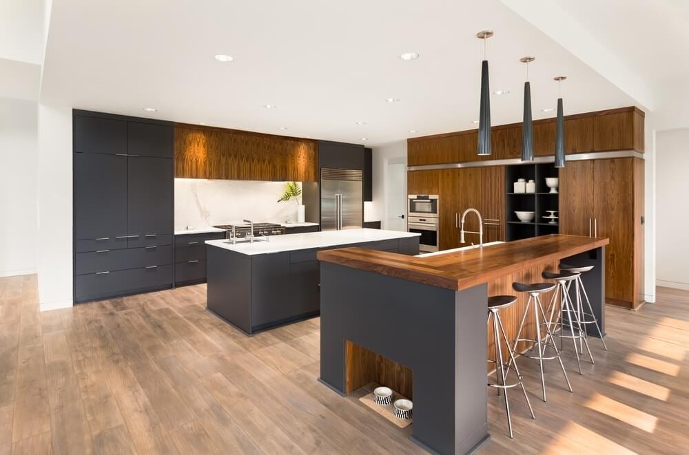Wood Floor Modern Kitchen – Flooring Guide by Cinvex