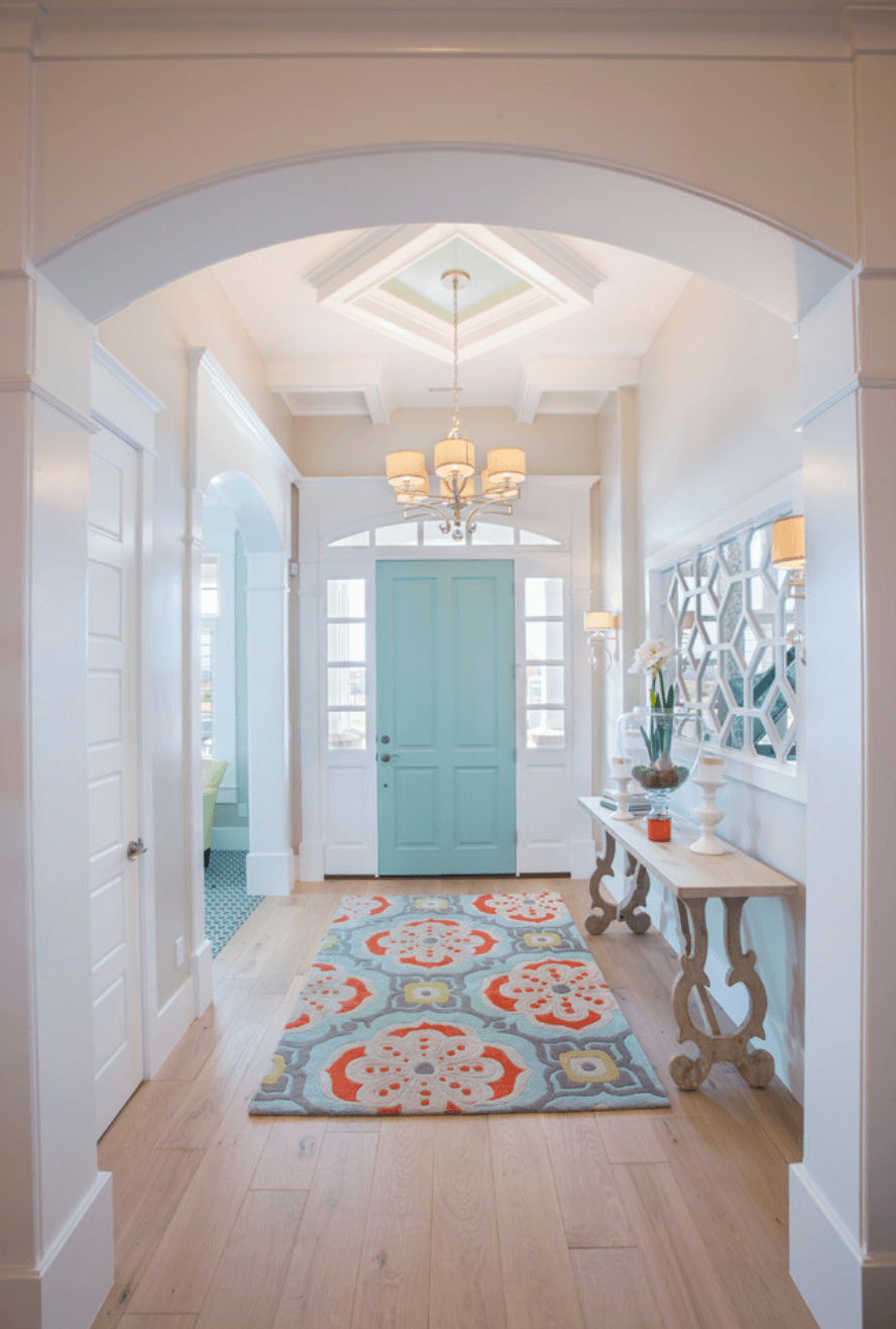 Why Your Foyer Needs Color And How To Choose It   Foyer Rug Color 