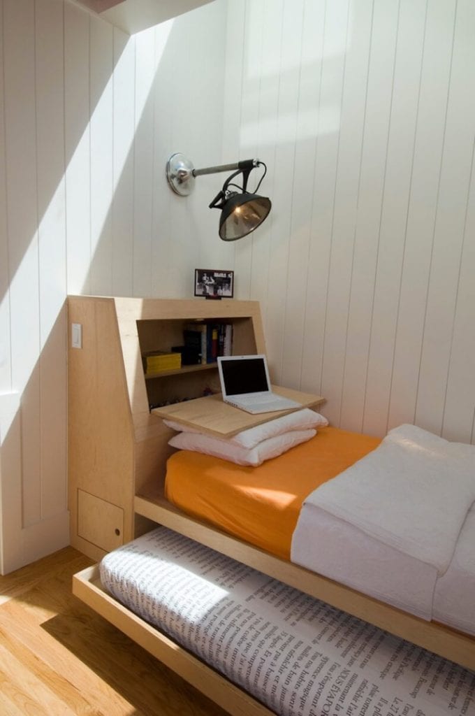 small space twin bed