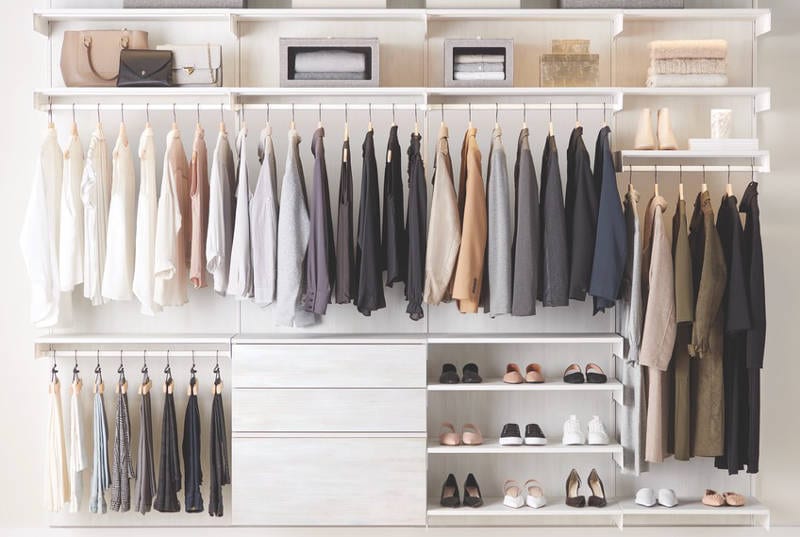 New Container Store Custom Closets Make Your Closet A Showpiece Quickly ...