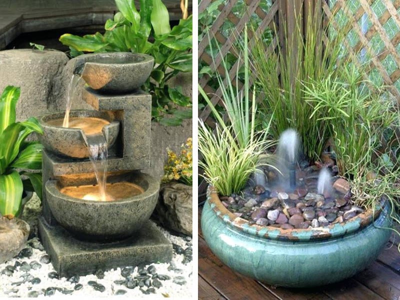 mini zen water garden
