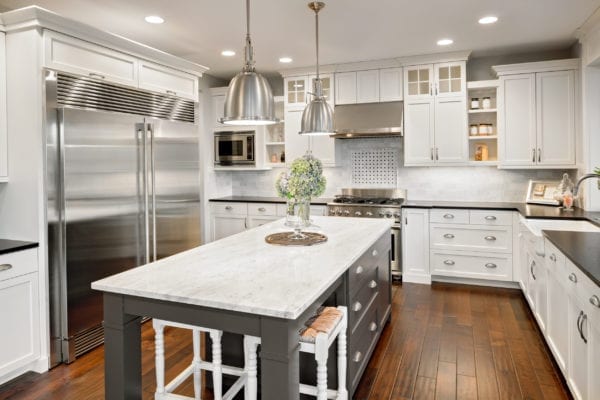 Elegant Kitchen Cabinets Las Vegas : Key Largo White 43 Kitchen